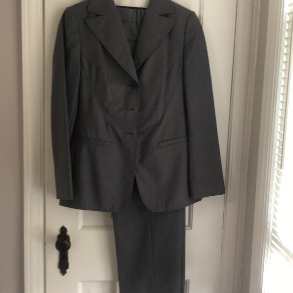 Gray suit